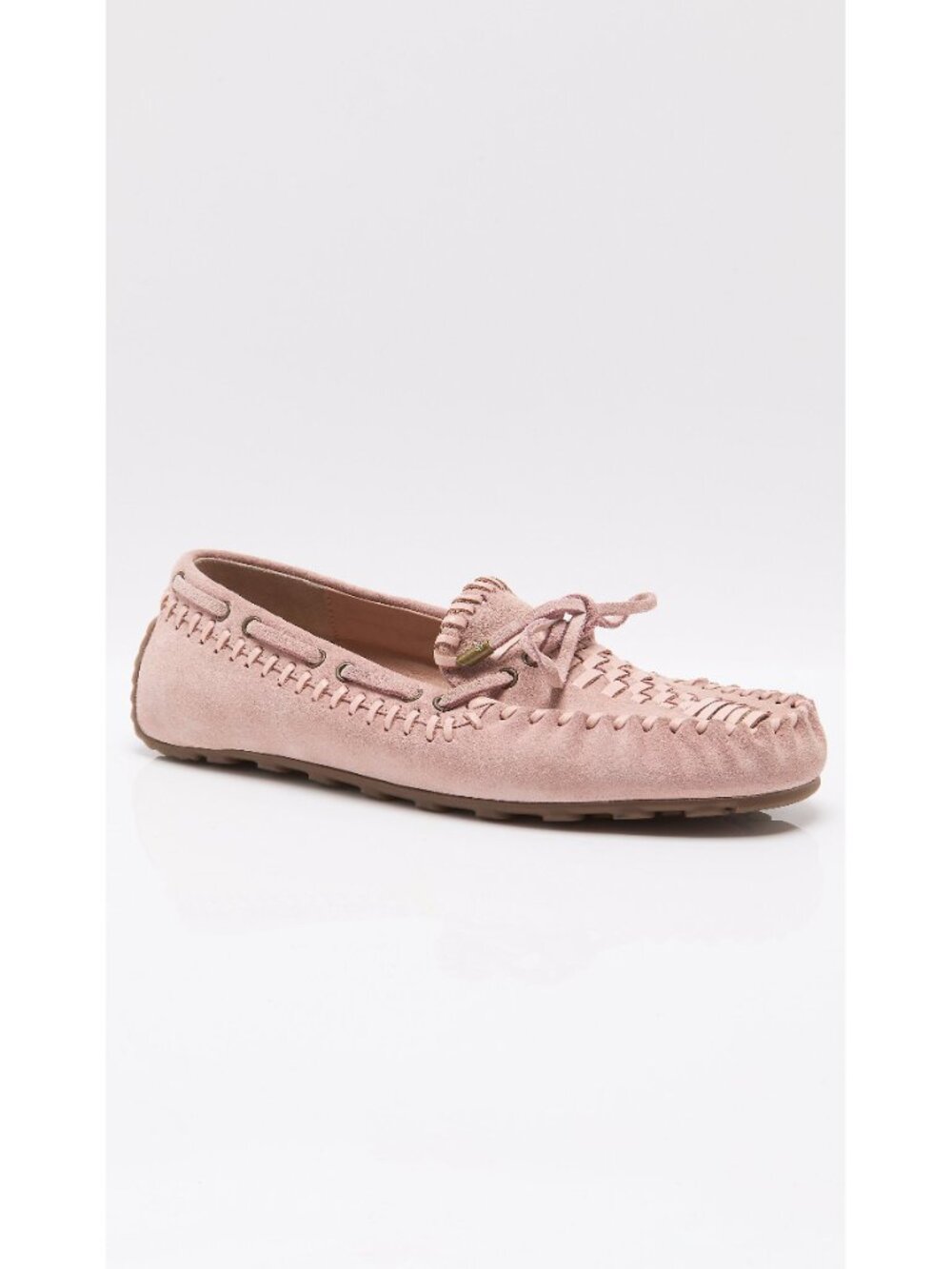FREE PEOPLE Misty Suede Moccasin / Pearl Blush Suede